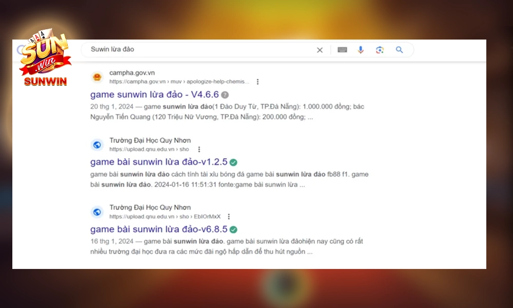 Nhiều trang web phốt về Sunwin lừa đảo Nhiều trang web phốt về Sunwin lừa đảo